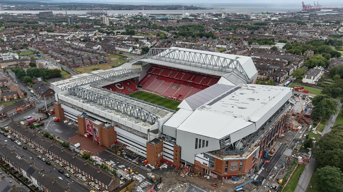 Anfield exterior view