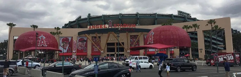 Angel Stadium exterior view