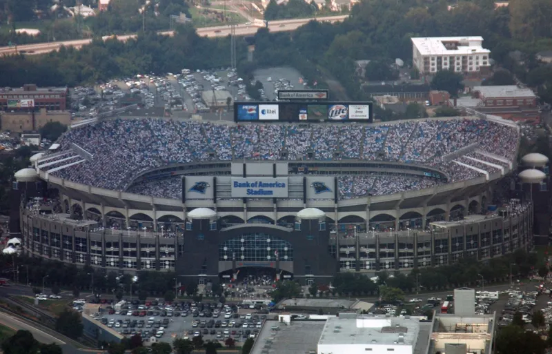 Bank of America Stadium exterior view