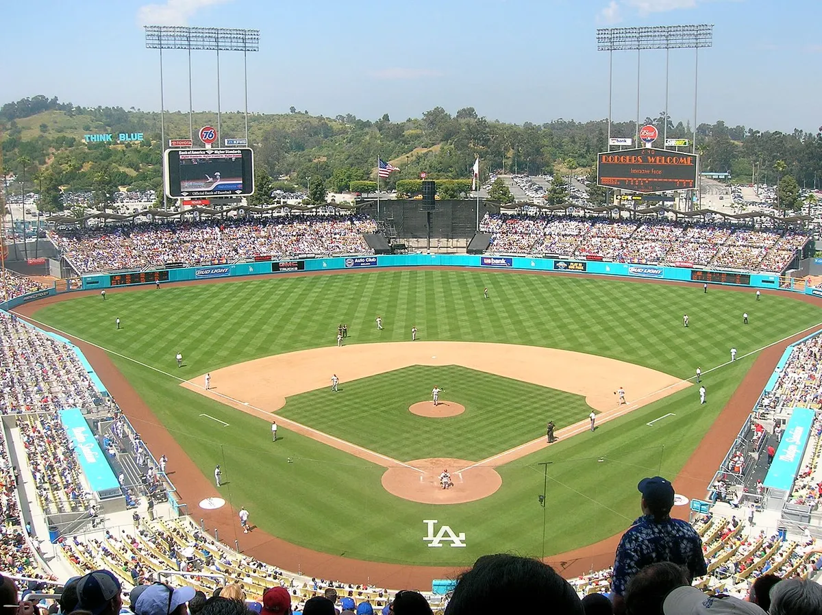 Dodger Stadium exterior view