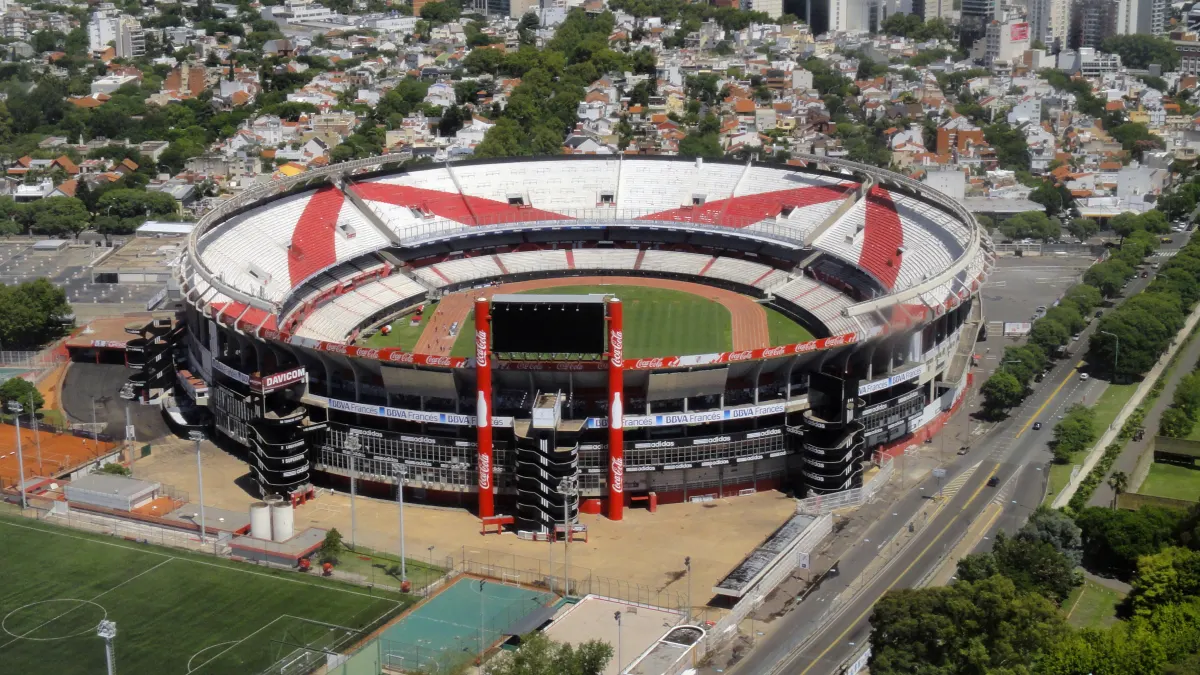 Estadio Monumental exterior view
