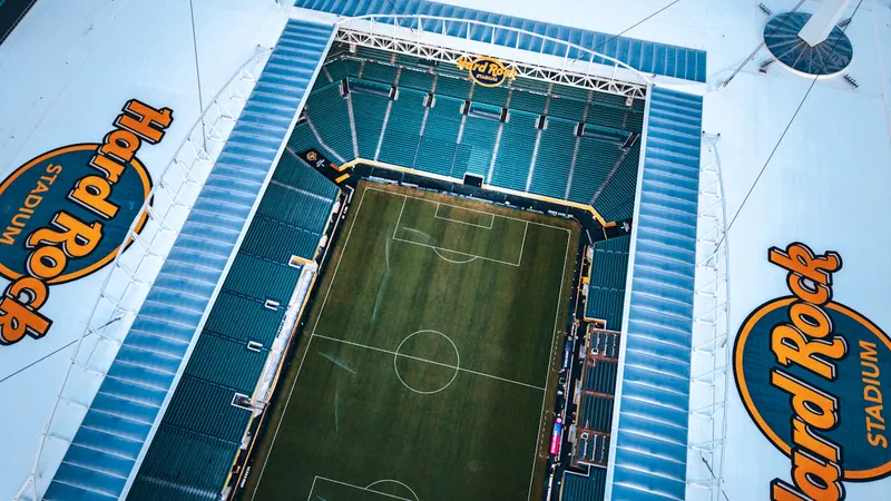 Hard Rock Stadium exterior view