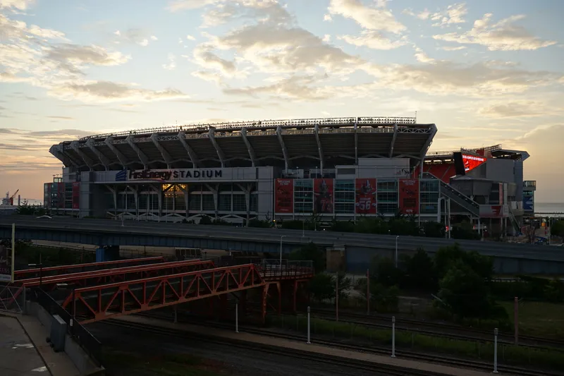 Huntington Bank Field exterior view