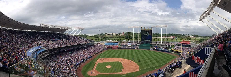 Kauffman Stadium exterior view