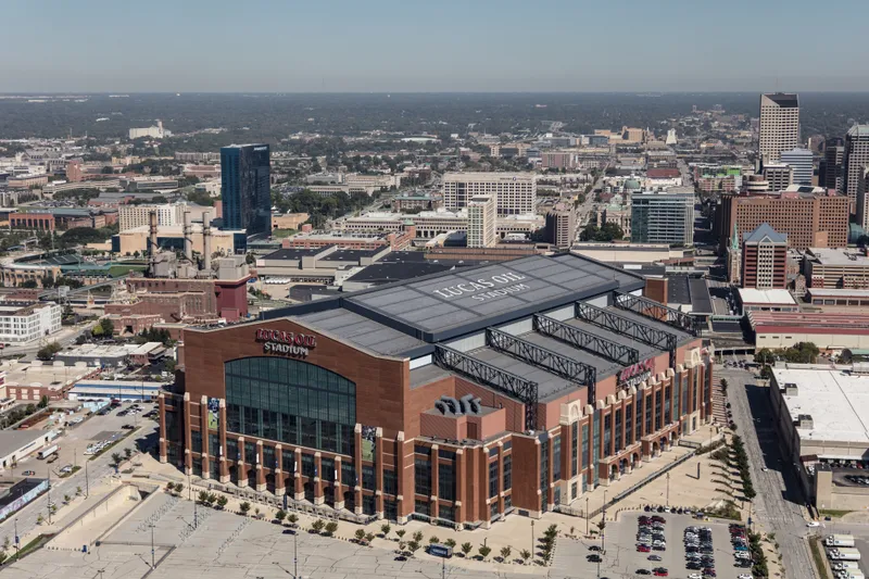 Lucas Oil Stadium exterior view