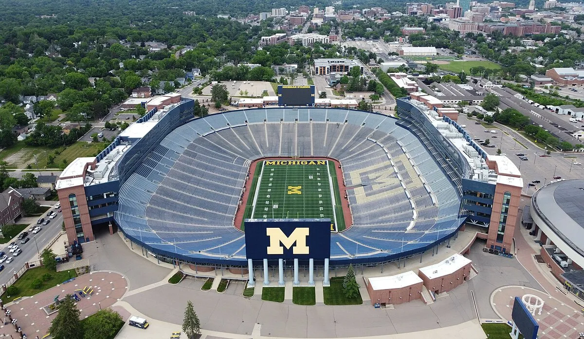 Michigan Stadium exterior view