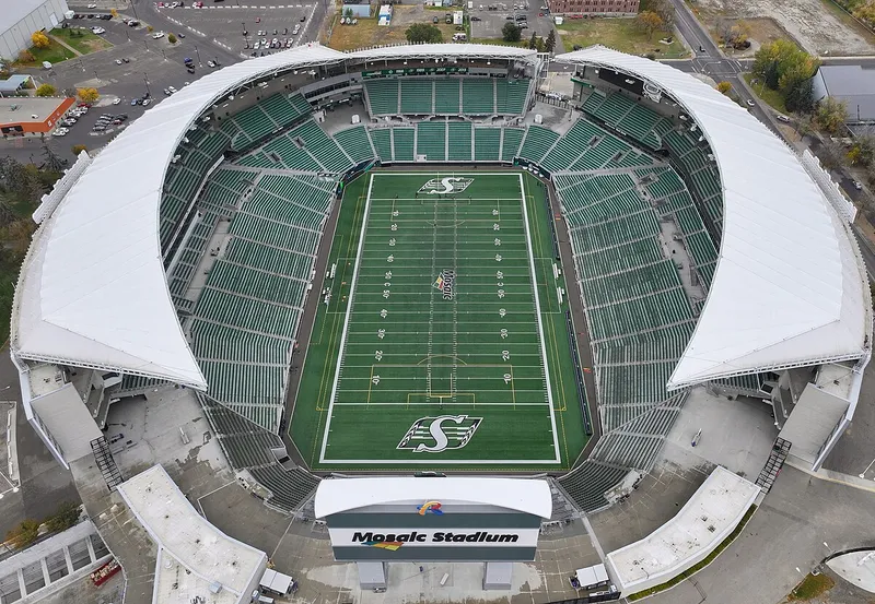 Mosaic Stadium exterior view