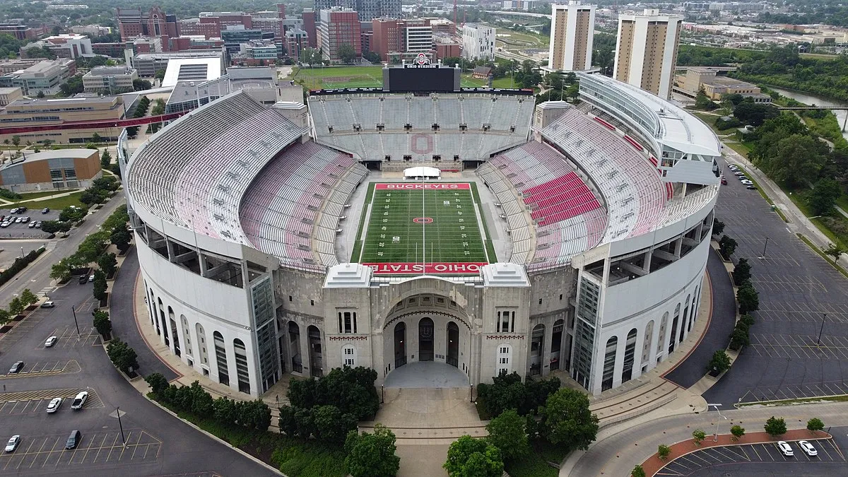 Ohio Stadium exterior view