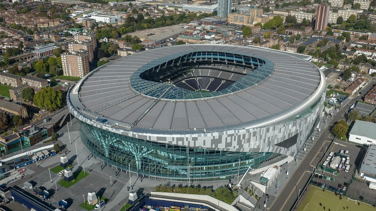 Tottenham Hotspur Stadium exterior view