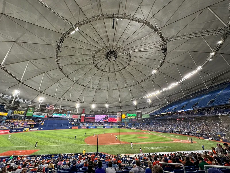 Tropicana Field exterior view
