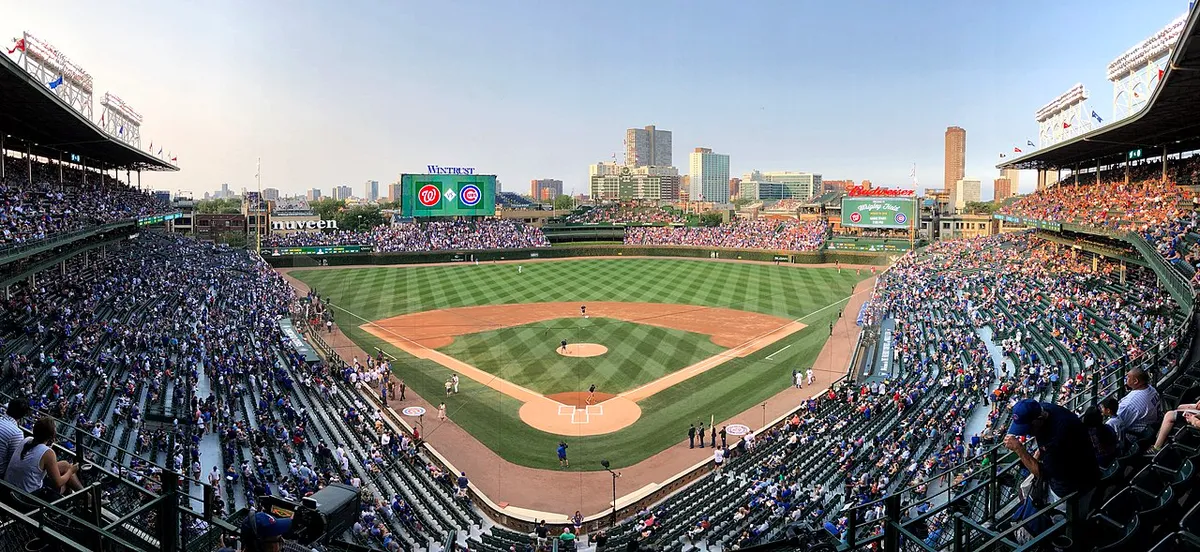 Wrigley Field exterior view